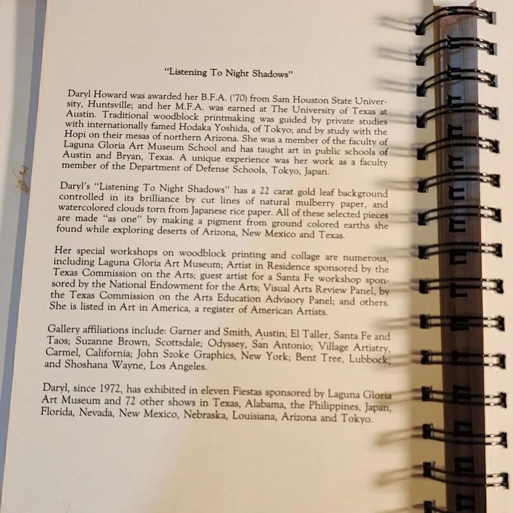 Sampler A Cookbook By The Womens Art Guild Of Laguna Gloria Art Museum First Ed
